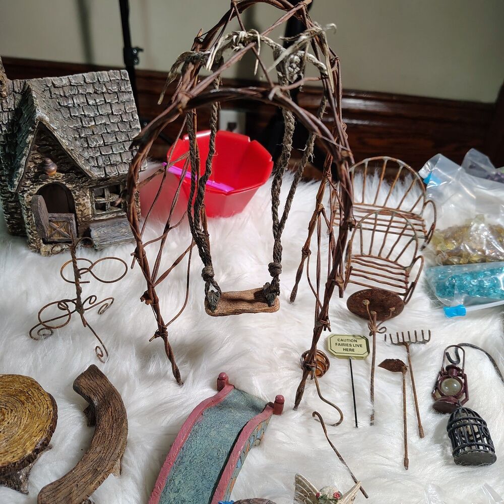 Fairy Garden Figures And Accessories Mixed LOT - Picture 8 of 13